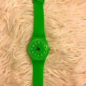 Neon green swatch